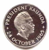 Zambia 5 Shillings 1965