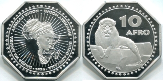 African Union 10 Afro 2026 coin