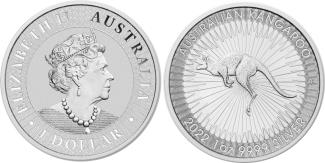 Australia 1 Dollar 2022 silver Kangaroo