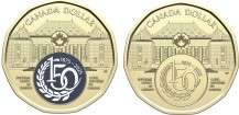 Canada 1 Dollar 2025 Supreme Court, Color, Unc.