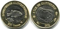 Clipperton Island bimetal 200 Francs 2011