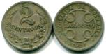 Colombia Leper Colony 2 Centavos 1921 KM-L10