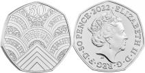 Great Britain 50 Pence 2022 Gay Pride Great Britain 50 Pence 2022 Gay Pride coin