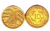 10 Rentenpfennig 1924