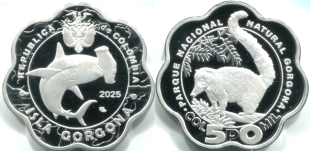 Isla Gorgona 50,000 Pesos 2025 coin