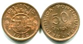 Portuguese Guinea 50 Centavos 1952 KM8