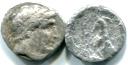 Seleucid: Antikochos I 281-261BC silver Drachm, Apollo seated Reverse