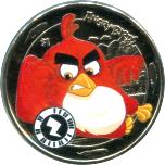 Sierra Leone 1 Dollar 2018 Angry Birds KM460