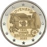 Slovak Republic 2 Euro 2023 200th Anniversary of Bratislava-Vienna Express Mail