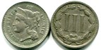 United States nickel 3 Cent piece 1865-1881 KM95